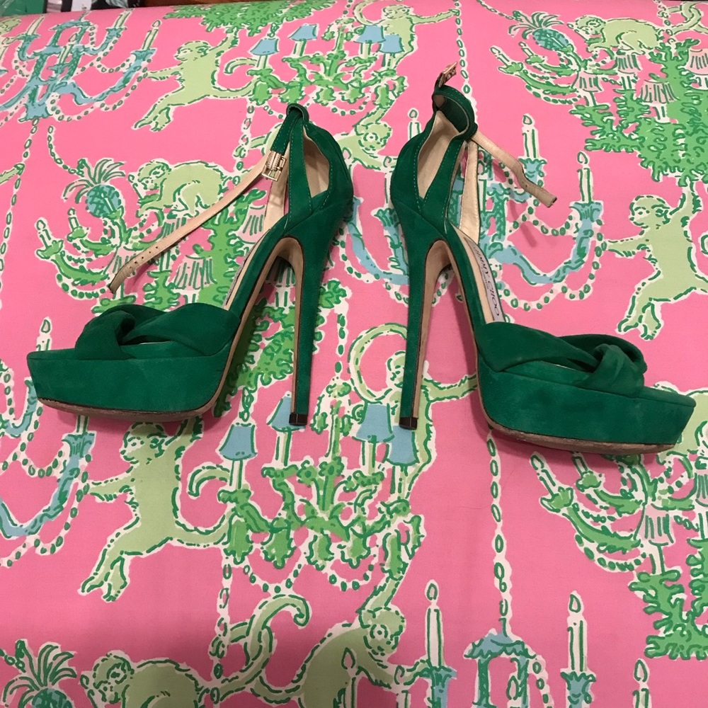 Jimmy Choo Green Heels - Picture 3 of 8